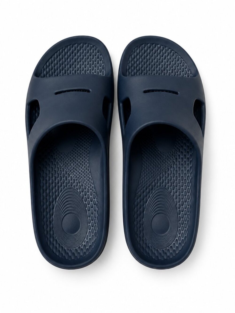 Revitalign Navy Blue Sandals Women's 7 Wide Orthotic Comfort